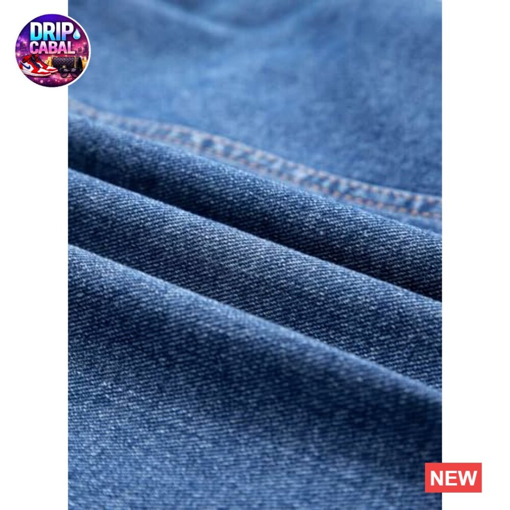 Denim Jacket Shacket Oversized Button Down Ruffle… - image 7